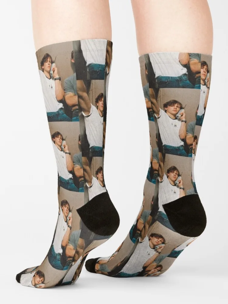 Винтажные носки Ross Lynch противоскользящие хлопковые модные в стиле хип-хоп для