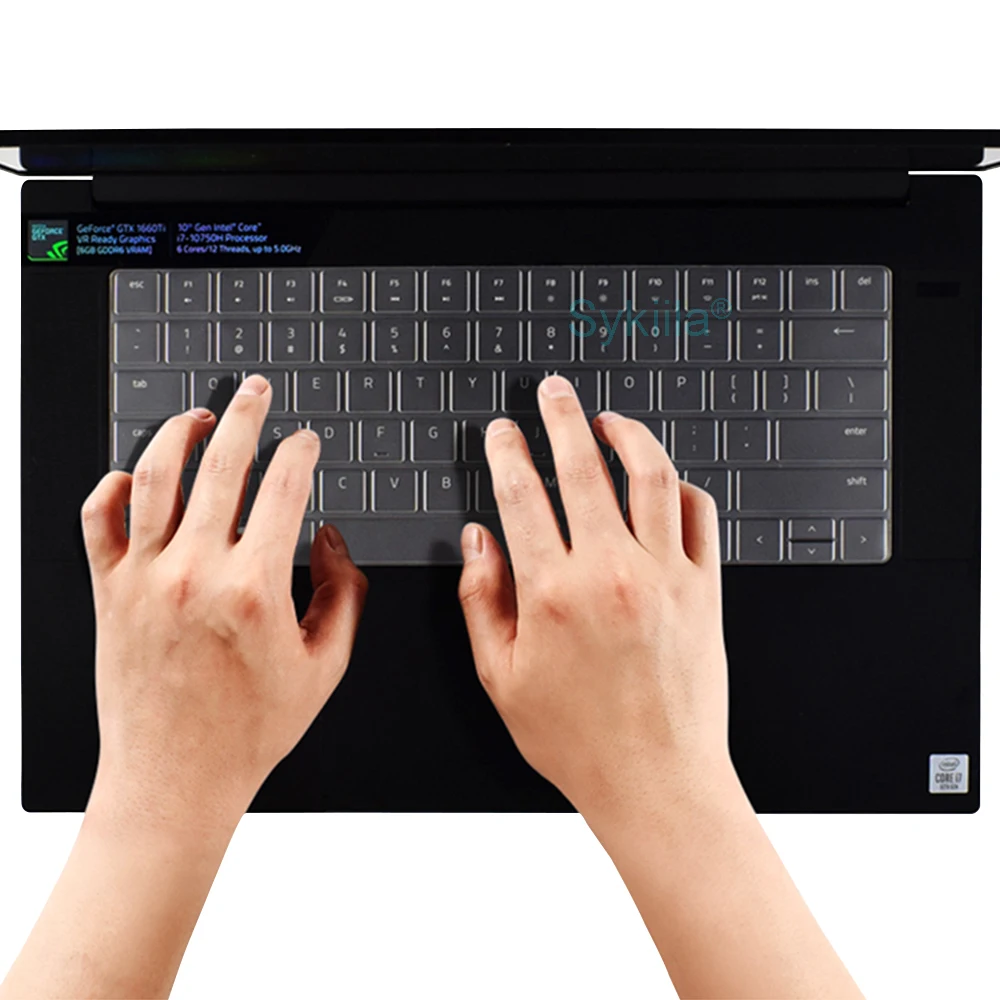 Фото Силиконовая защитная накладка на клавиатуру для Razer Blade 15 16 17 18 Pro Stealth Book 13 14 RZ09, 2025 2023 2022 2021 №2
