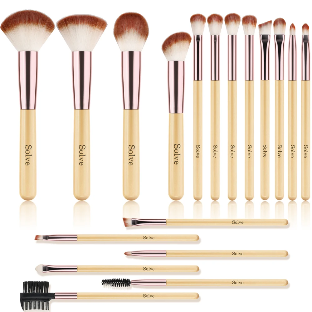 

18pcs Makeup Brushes Set Professional Cosmetic Powder Eye Shadow Foundation Blush Blending Concealer Beauty Make Up Tool Brush
