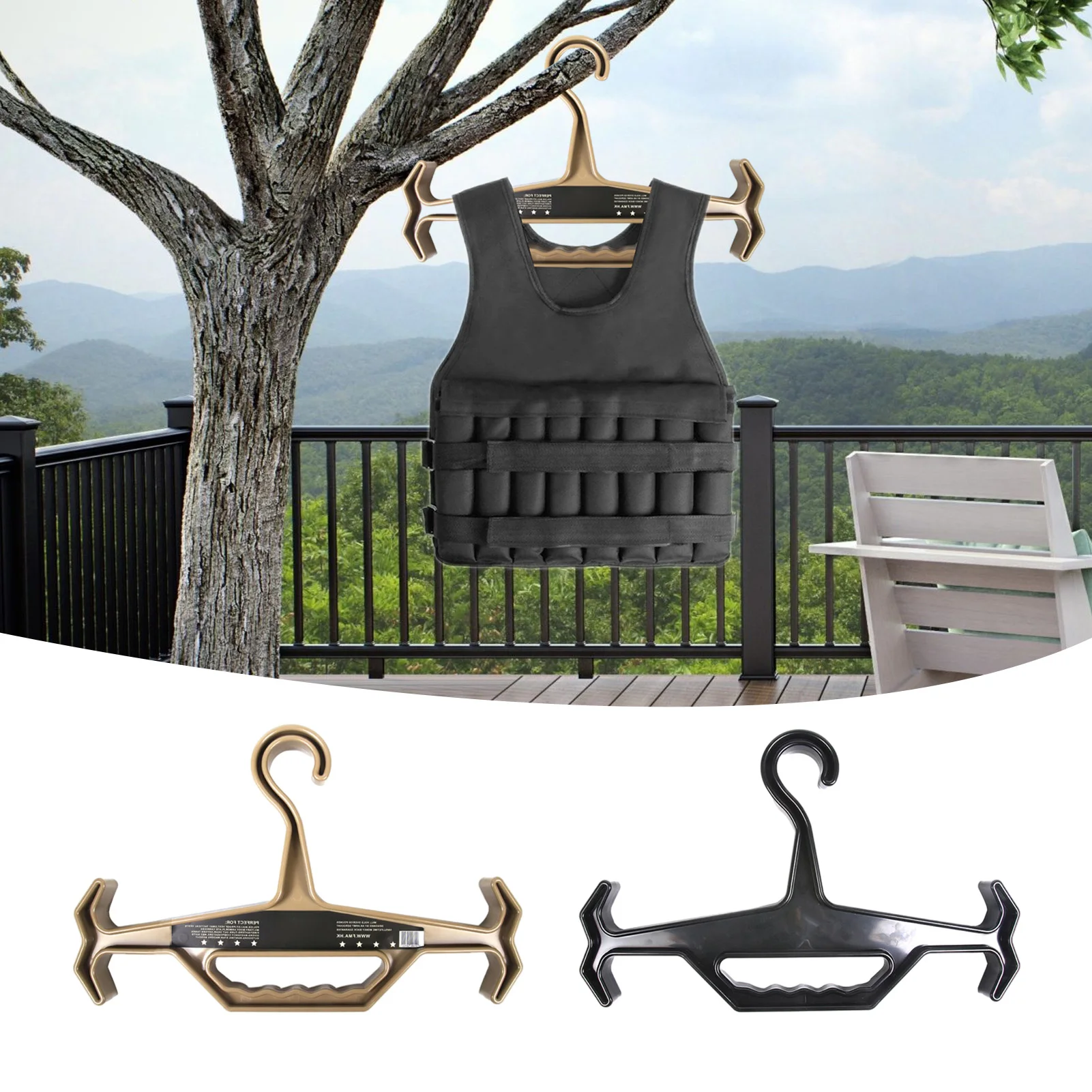 

2022 New Outdoor Heavy Duty Hanger for Heavy Military Vest Durable Paintball Equipment