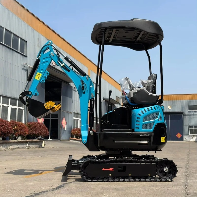 Фото Гидравлический мини-экскаватор с двигателем Kubota/Yanmar и навесным оборудованием, малогабаритный гусеничный экскаватор для сельского хозяйства и строительных проектов №2