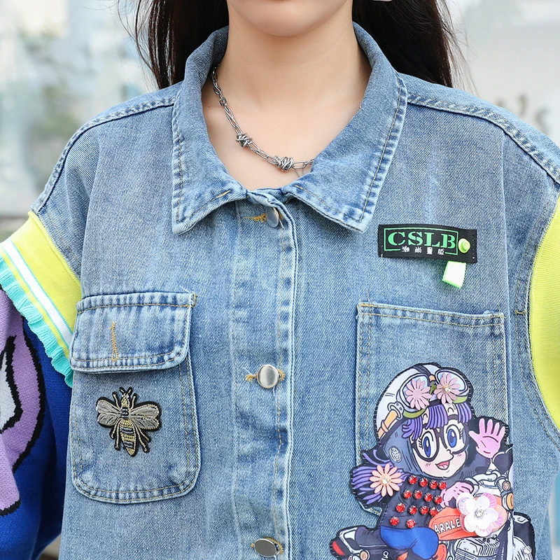 Рисунок 4 - Джинсовая куртка женская с длинным рукавом