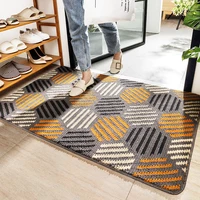 nordic style entrance scrape door mat geometric doormat non slip doorway hallway kitchen floor mat dirt trapper mat home decor