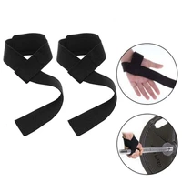 1pair dumbbell musculation lifting strap crossfit gym equipment gloves bodybuilding fitness wrist wrap barbell exercise training