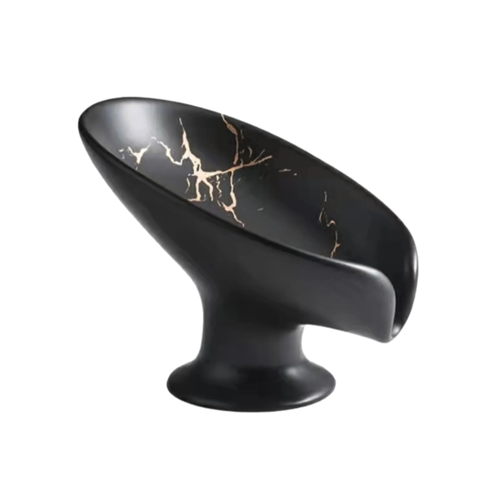 

Декоративный поднос для хранения сухого мыла в форме листа