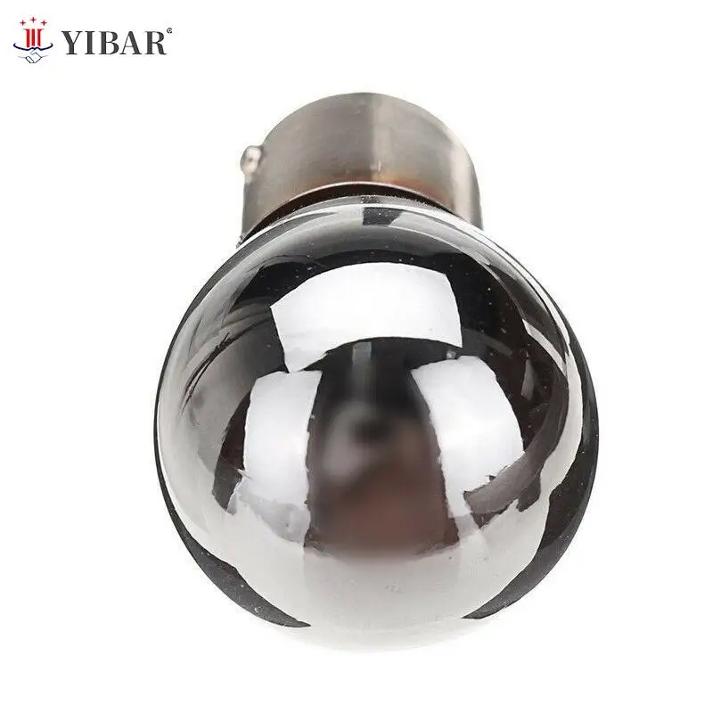 

Лампа стоп-сигнала желтого цвета BAU15s 581 12 в 21 Вт, PY21W световой индикатор автомобиля, поворотный сигнал, хромированные янтарные лампы