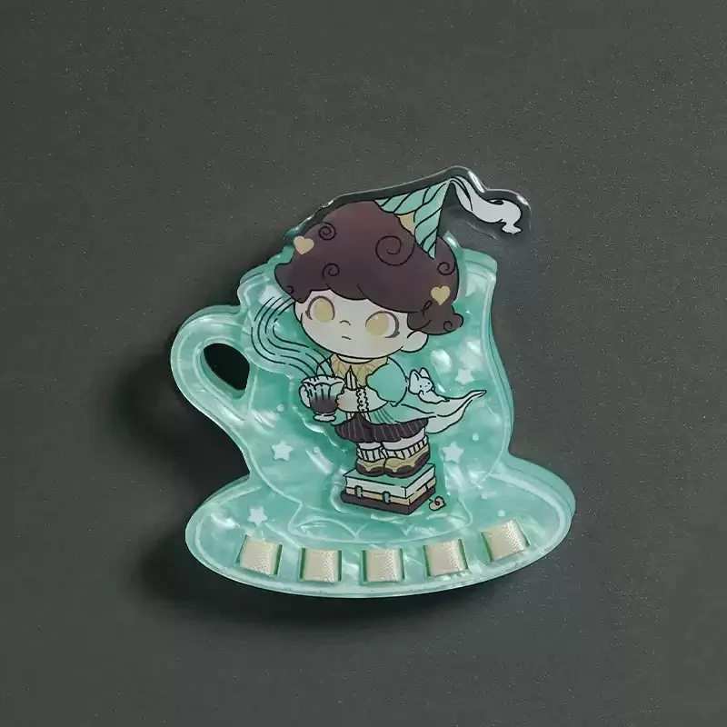 Фото POP MART DIMOO CRUSH ON COFFEE Серия Магниты на холодильник Зажим Слепая коробка Тайная коробка Кукла Симпатичная аниме-фигурка Угадай Сумка Игрушки Настольный компьютер №4