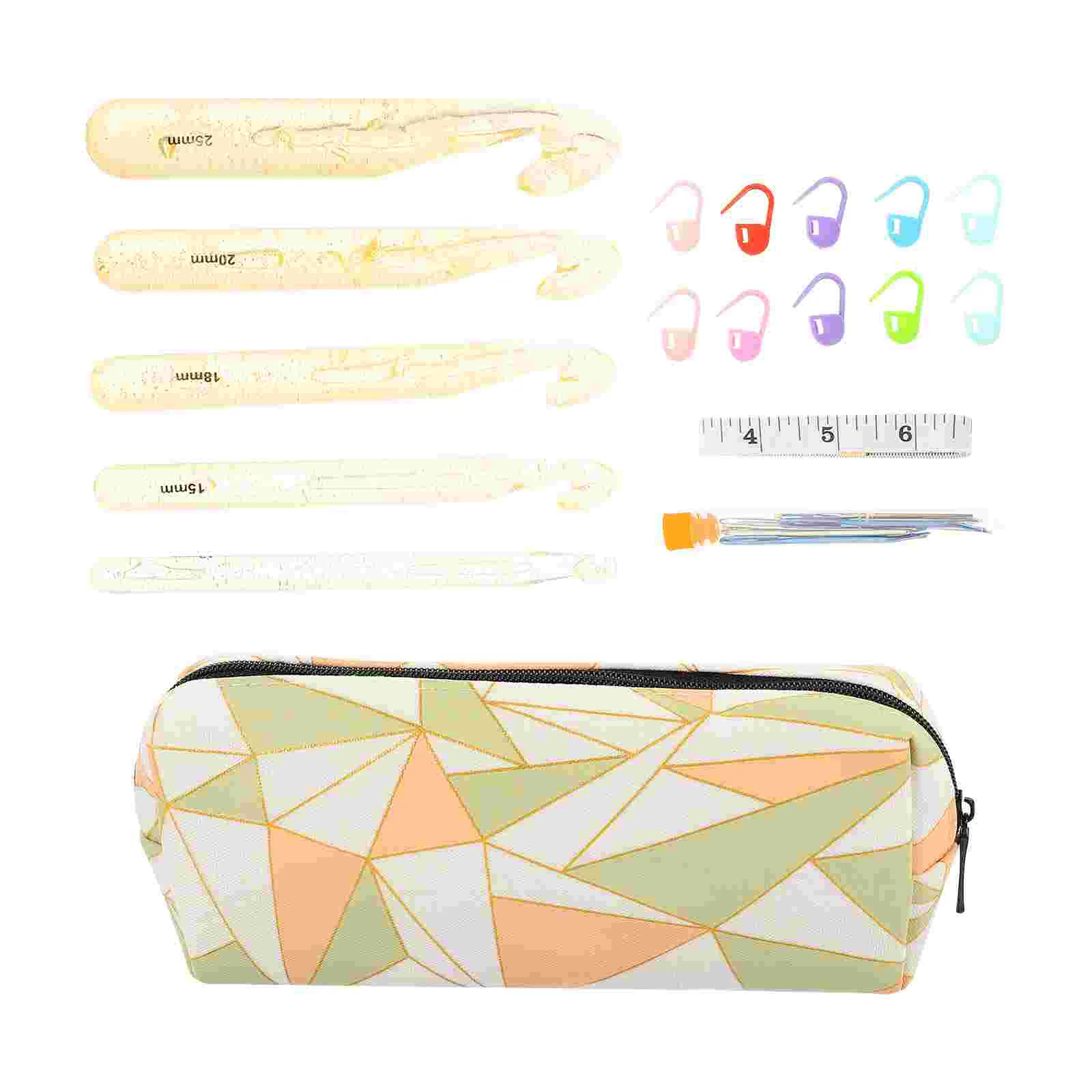 

Crochet Hooks Knitting Kitbeginners Needle Starterswing Hook Yarn Set Sewing Accessories Supplies Inline Crystal Embroidery