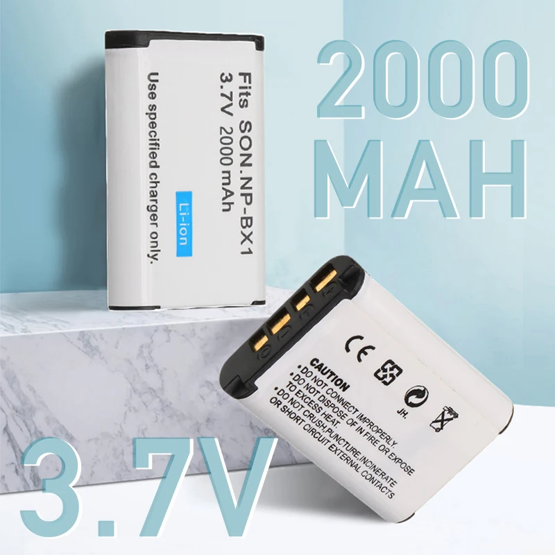 Аккумулятор для телефона, 2000 мАч, для Sony NP-BX1 RX100 RX100 AS300 HX400 HX60 WX350 AS300V Аккумулятор для телефона, 2000 мАч, для Sony NP-BX1 RX100 RX100 AS300 HX400 HX60 WX350 AS300V