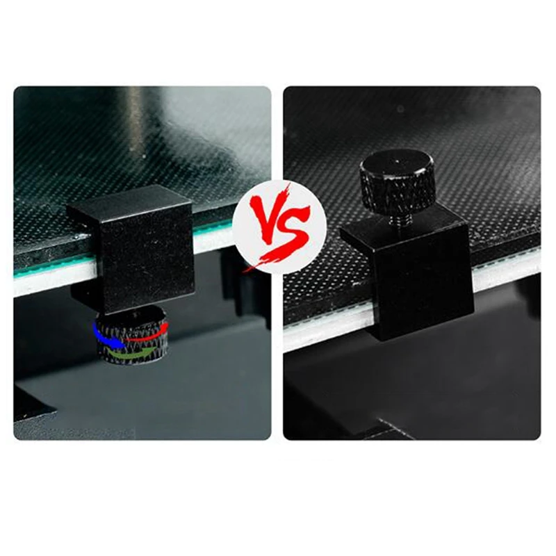 Детали для 3D-принтера 4 шт. зажим тепловой платформы из алюминиевого сплава