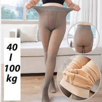 plus size solid corlor pantyhose high waist leggings velvet tights high stretch stockings resistant super winter women thick