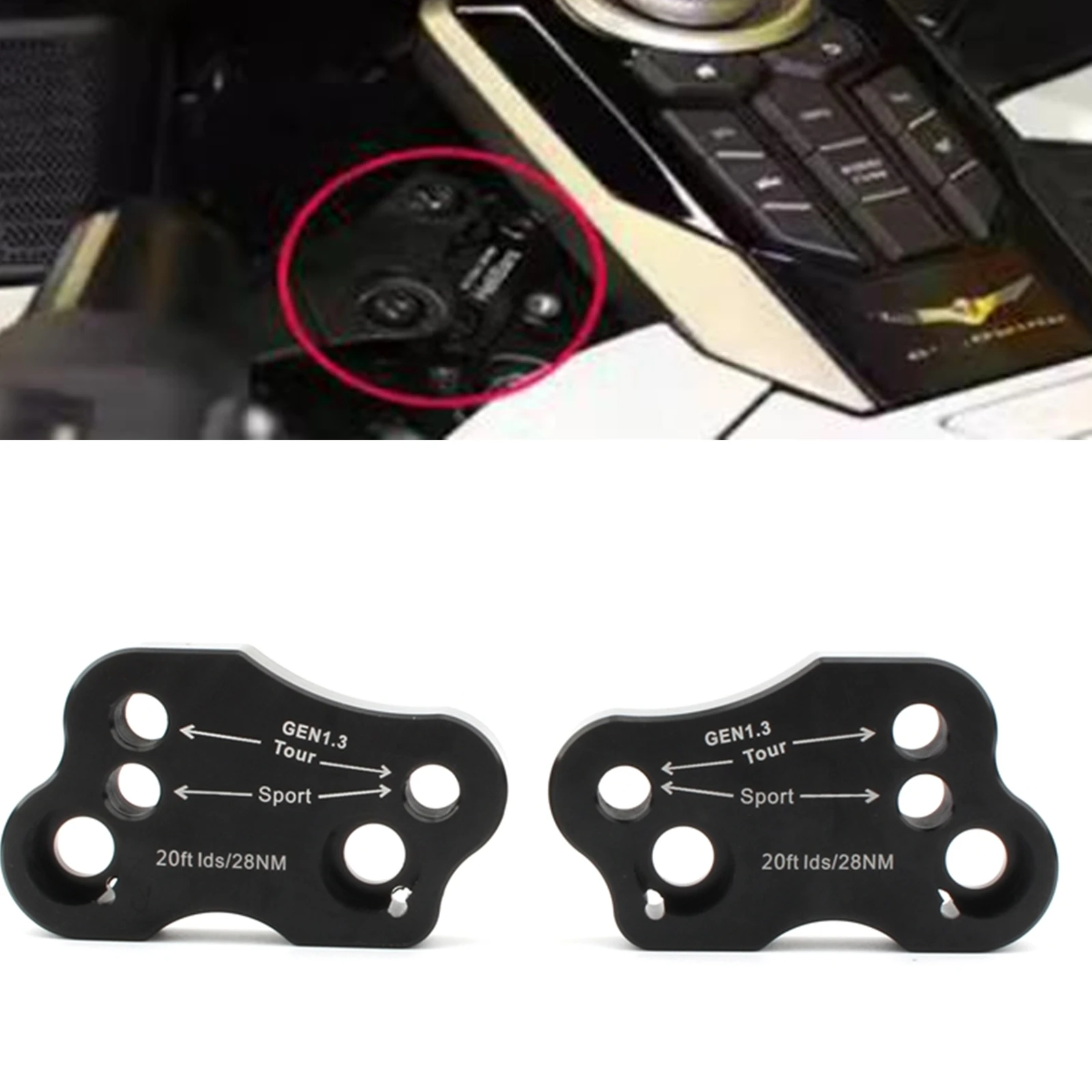 Зажим для руля мотоцикла удлиненное крепление на руль Honda Goldwing 1800 GL1800 2018 2019 2020 2021