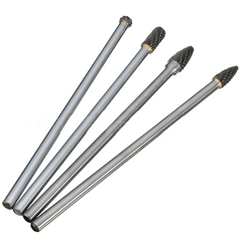 Набор шлифовальных головок из вольфрамовой стали 4 шт./компл. 150-160 мм диаметр 6