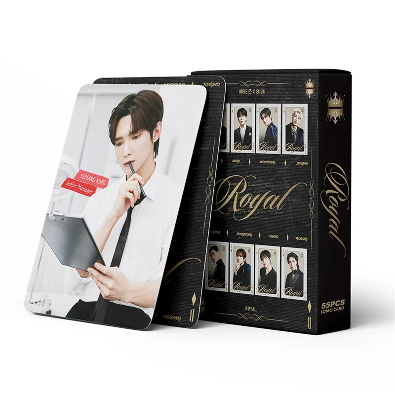 Новый альбом ATEEZ ROYAL LOMO Card Hongjoong Seonghwa Yunho 55 шт./комплект новая поставка HD фото карта