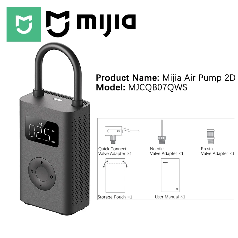 

MIJIA Портативный Электрический Воздушный Компрессор 150 PSI