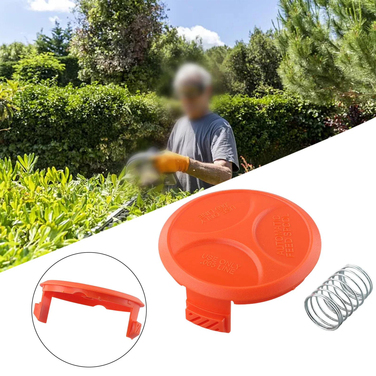 Эффективная крышка катушки для триммера Black & Decker совместимая с BESTA525 BESTA528 BESTA530