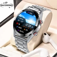 2022 new amoled screen smart watch men bluetooth call local music business smartwatch for mens watches for huawei xiaomi phone