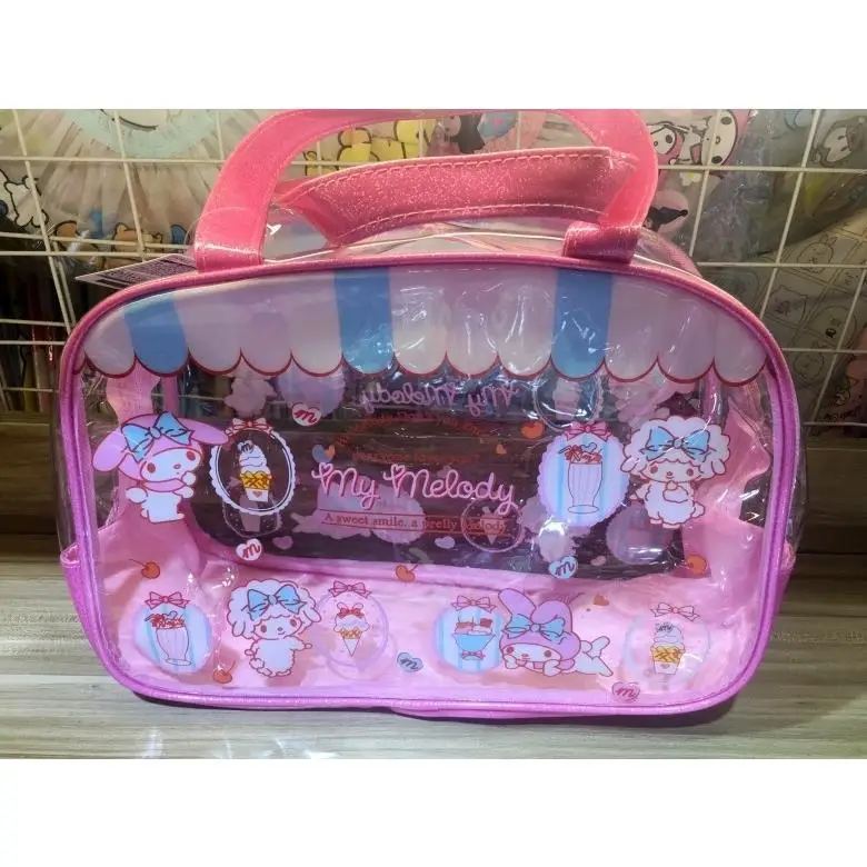 Hello Kitty Bag PVC Eco-friendly Bag Beach Bag Cartoon Waterproof Bag Gel Bag ladies hand bags  mini bag   hand bag purse