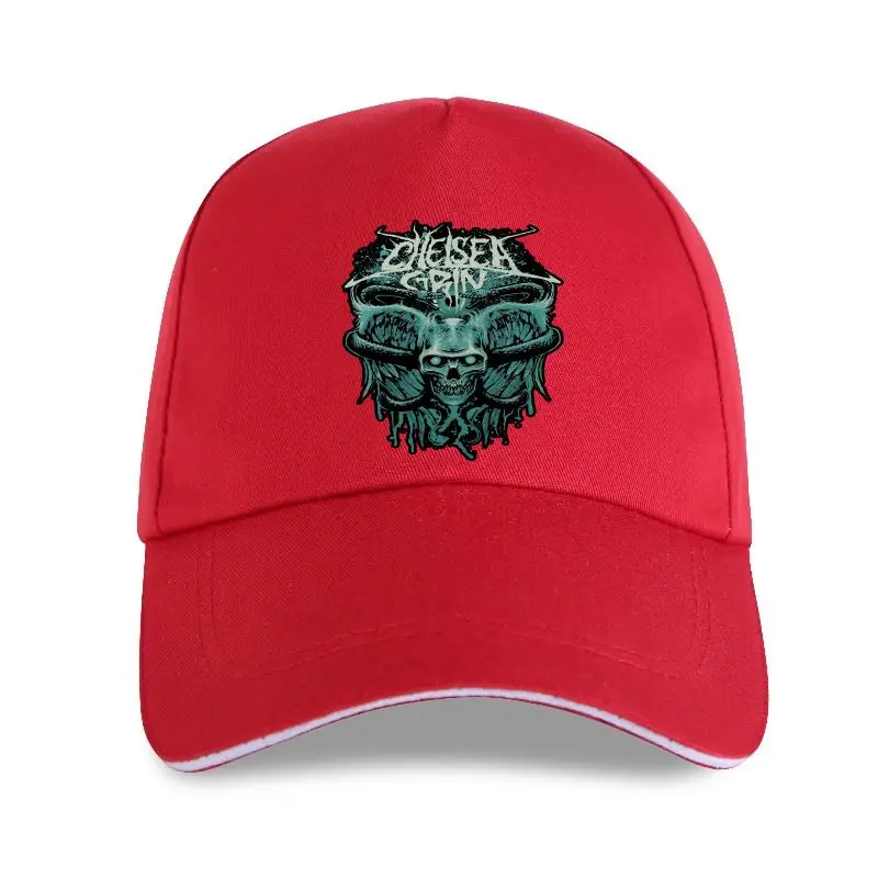 

Fashion New Cap Hat Grin Deathcore Band Men Black Size S To 3XL Mens Spring Summer Dress Baseball Cap Casual Men Shor