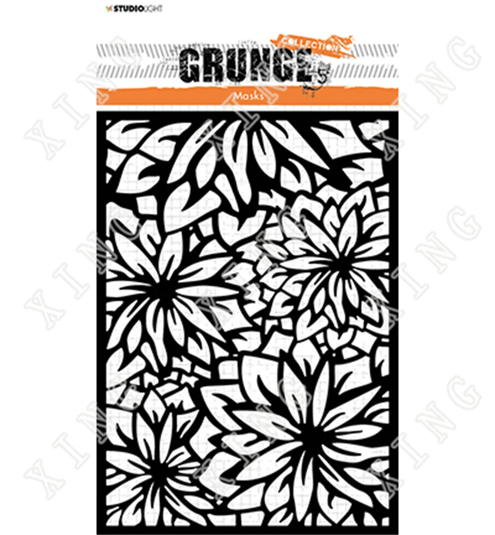 

New Flower Background Layering Stencils Painting Diy Scrapbook Coloring Embossing Paper Card Album Craft Decorative Template
