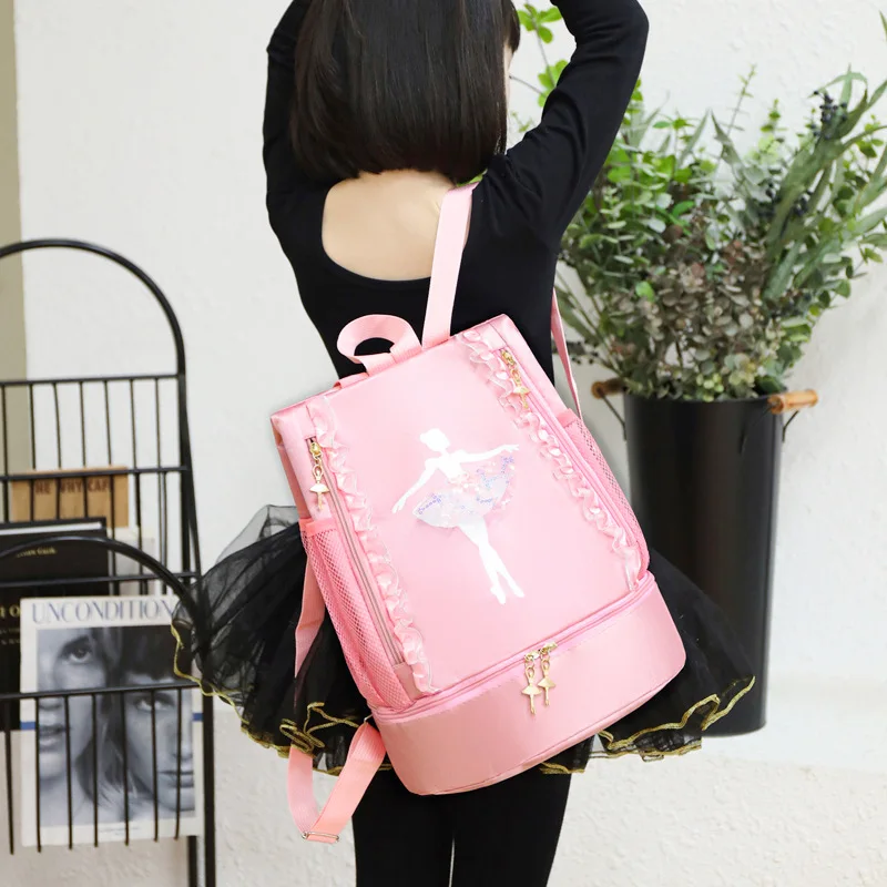 Gym Sports Bags With Free Shipping Backpack For Children Girl Training Weekend Kids Fitness Dance Bolsas School Backpacks Travel