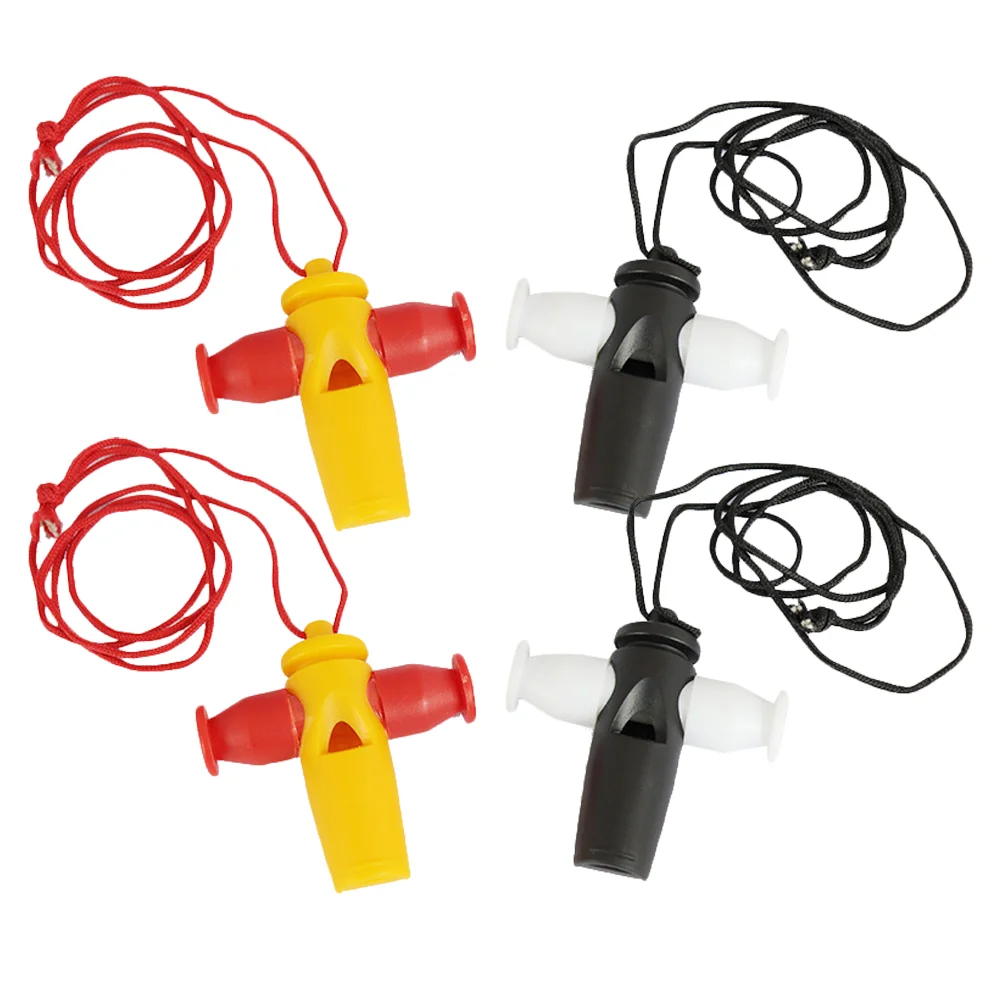 

Whistle Sambawhistles Kidsinstruments Lanyardtambourine Practice Tone Instrument Musical Tri Babyrecorders Funny Children Flute