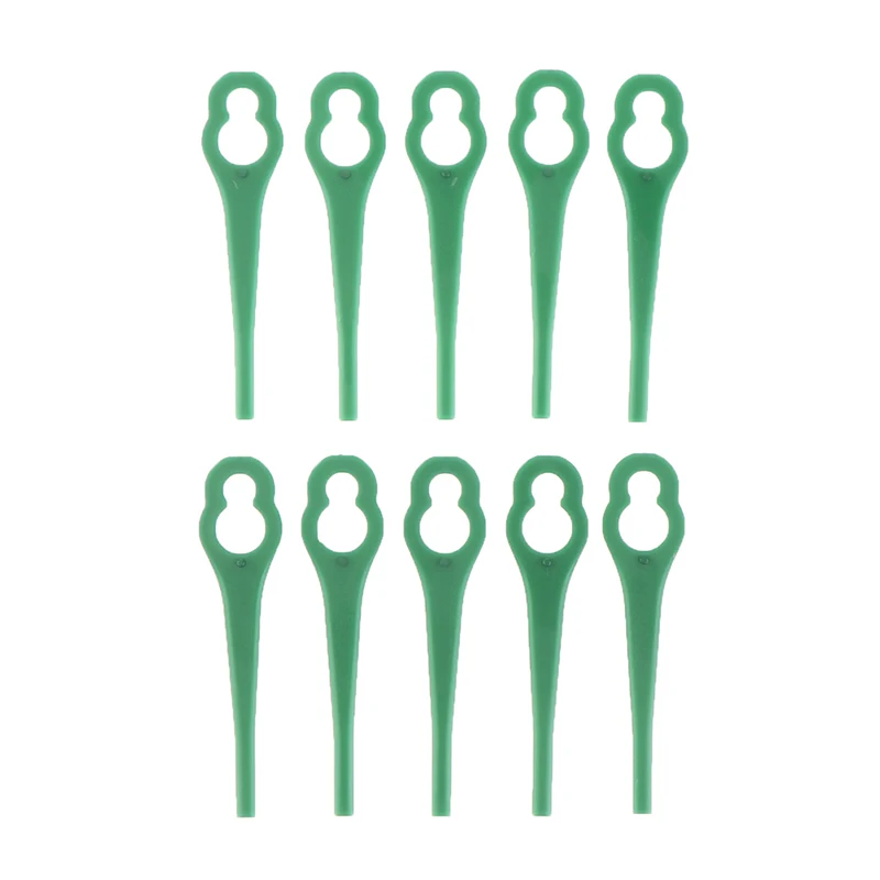 

10 Pcs Garden Lace Mower Grass Gardening Tool Replacement Trimmer Blade Plastic Blade Garden Lawn