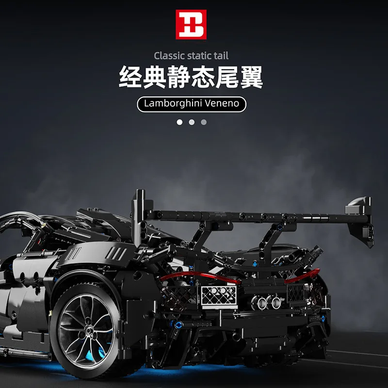 В наличии XQ1001 3686 шт. технический спортивный автомобиль строительные блоки