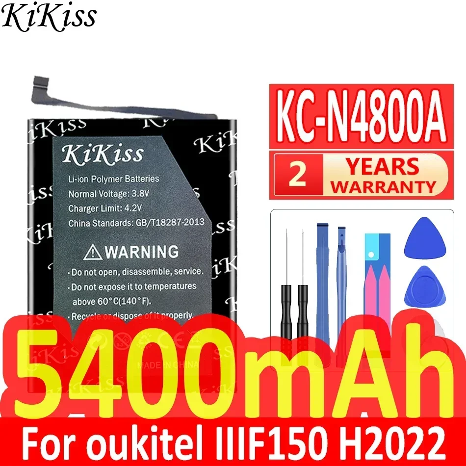 Аккумулятор KiKiss 5400 мАч KC-N4800A KCN4800A для oukitel IIIF150 H2022