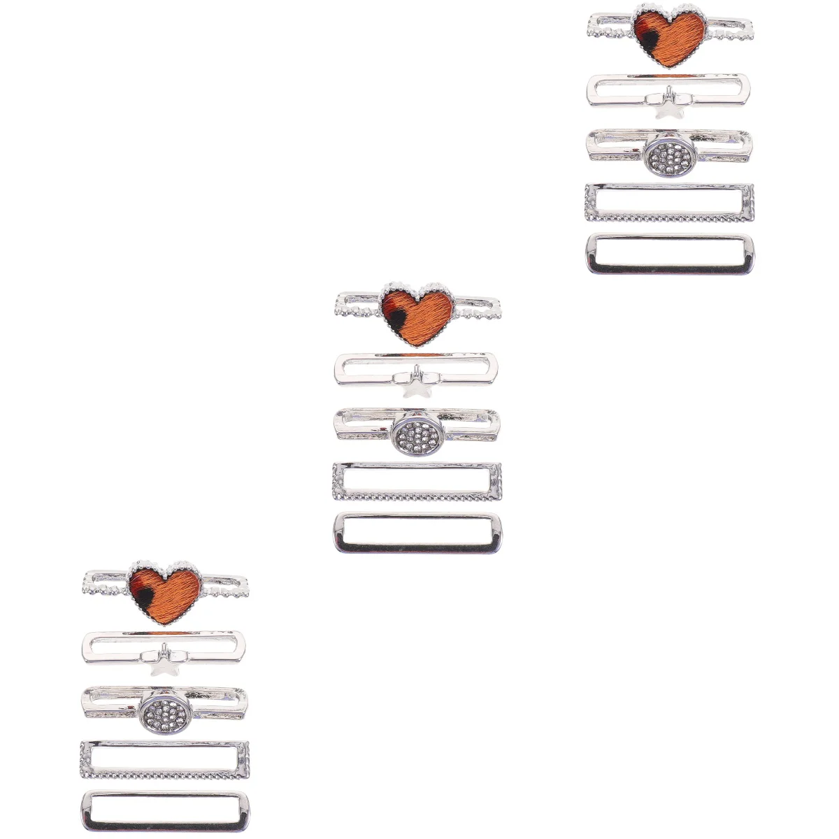 

15 pcs Watch Band Charms Decorative Rings Loops Compatible with Watch 38mm 42mm