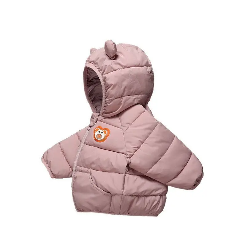 Зимнее хлопковое пальто для мальчиков и девочек утепленная теплая пуховая