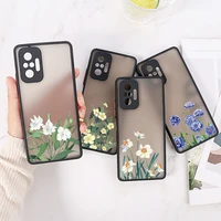 redmi note 11 pro case floral clear case for xiaomi mi 11t 11 lite 5g ne 12 redmi note 10 pro 9 s 8 10s 11s 9s 10t flowers cover