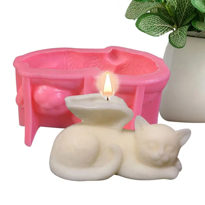 Форма для собак-ангелов силиконовая форма спящего кота домашних животных с