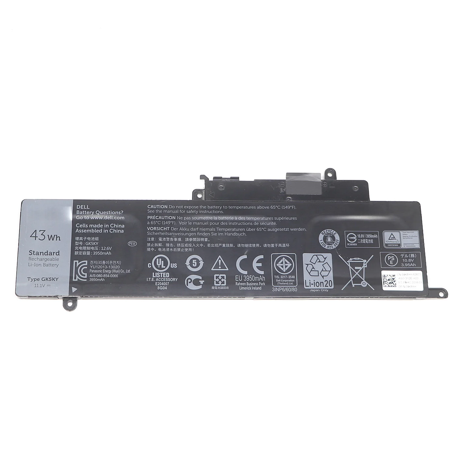 GK5KY для Dell Аккумуляторная батарея ноутбука Inspiron 11 3000 Series 3147 3153 3157 15 7000 7558 P55F P55F001
