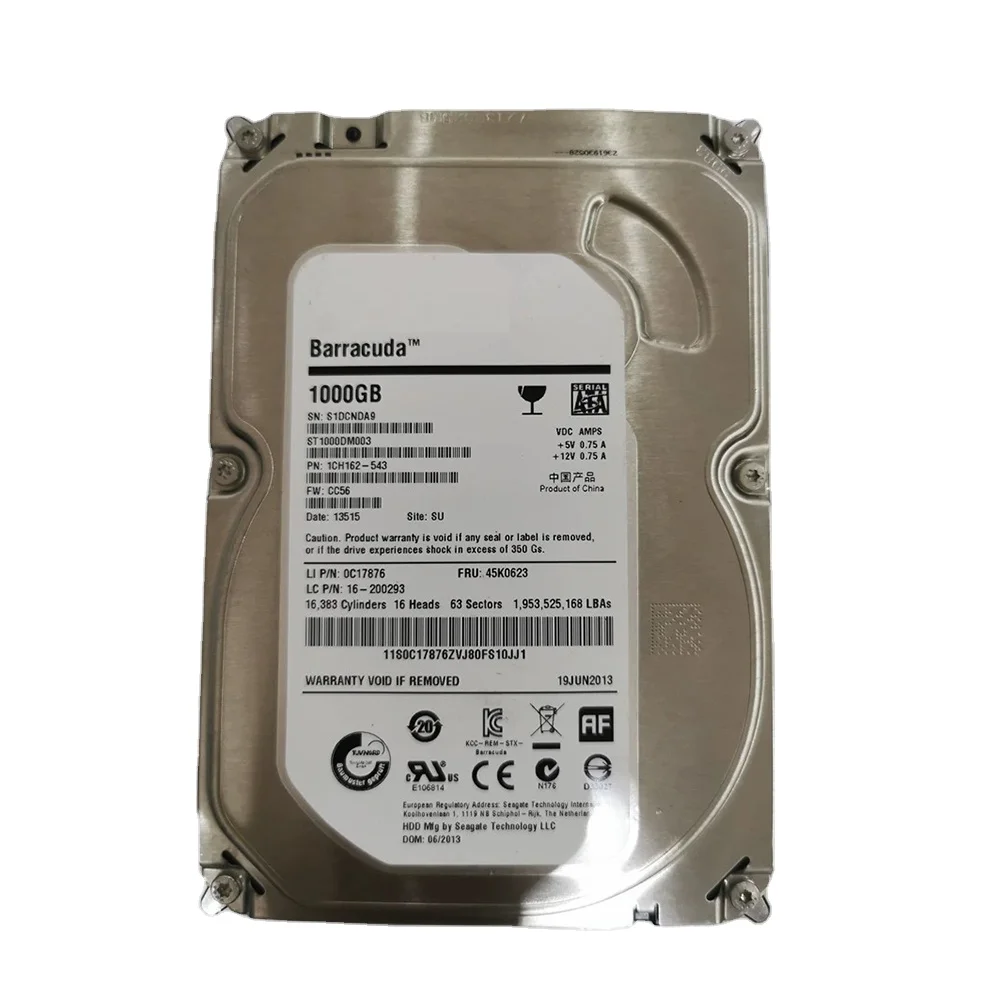 1 ТБ SATA 7 2 K 3 5 'ɶTFN1 HDD WN524 ST1000DM003 wuh7214ale6l4 HC530 ST16000NM010G 0CNXPV жесткий диск