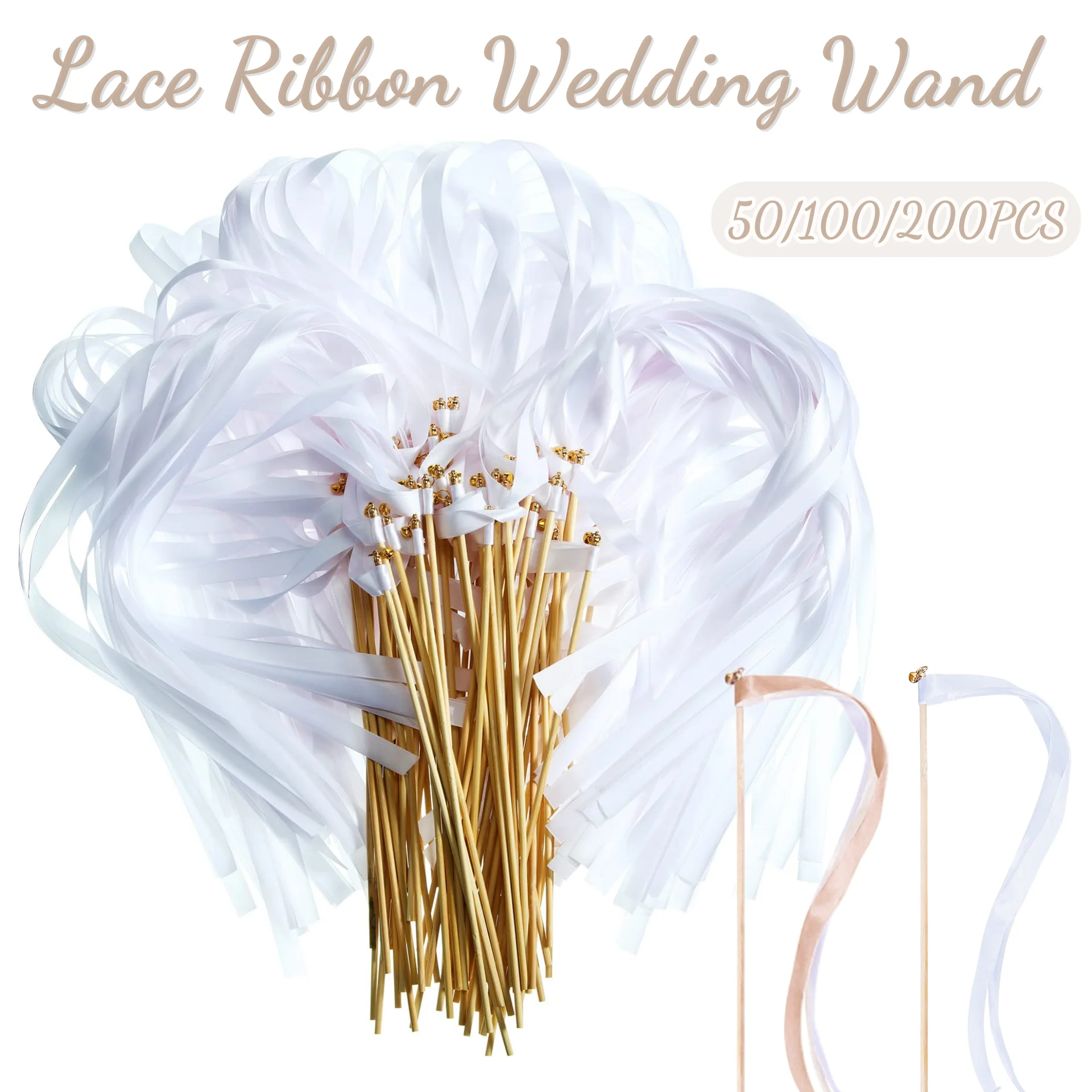 50-200 шт. искусственных палочек с колокольчиками женские шелковые сказочные