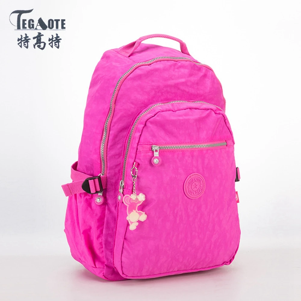 TEGAOTE 2022 Women Backpack for Teenage Girls brand Nylon Backpacks Mochila Feminina Female Travel Bagpack Schoolbag women bag