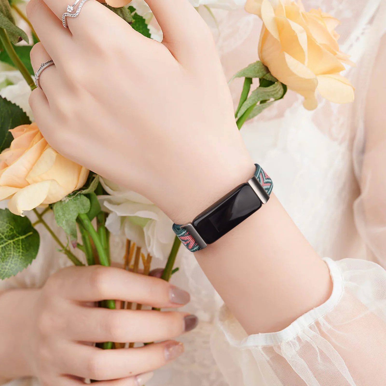 Elastic Watch Band for Fitbit Inspire 2 ACE 3 Strap Kids Band Bracelet Watchband for Fitbit Inspire HR ACE 2 Strap Wristband