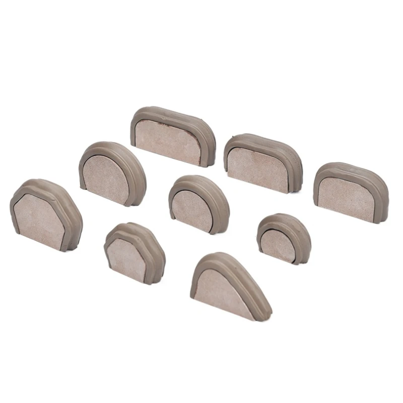 

Pottery teacup water cup utensils bowl handle shape molding tool 9-piece manual DIY set Ceramic handle polymer clay tools