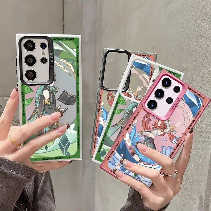 Мультяшные крутые Чехлы alhaiтэм Nilou для телефонов Samsung Galaxy S24 Ultra чехол S22 S20 FE S21 Plus