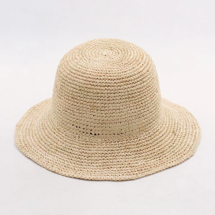

X322 соломенная шляпа от солнца из рафии для взрослых, вязаная шапка от солнца, Пляжная шапка ручной работы, шляпа от солнца из рафии, шапки для раковины, шапки для рыбаков