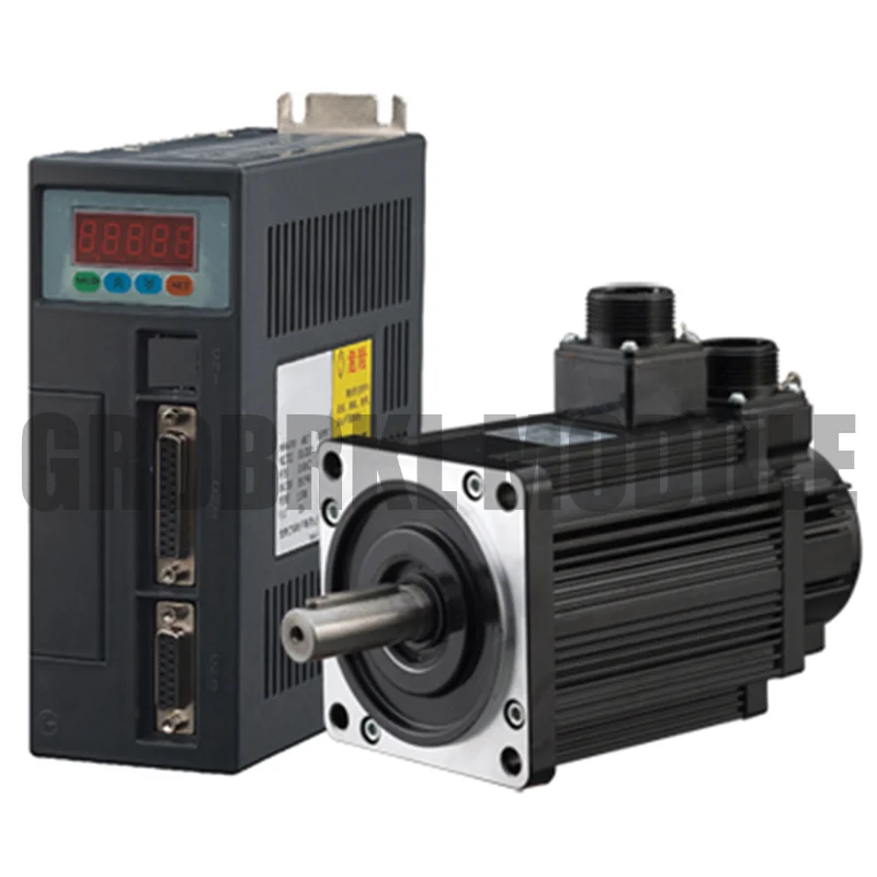 Новый оригинальный 3кВт CNC AC Серводвигатель 180ST-M19015 19Nm 1500 об/мин 380VAC + AASD-40A 380V