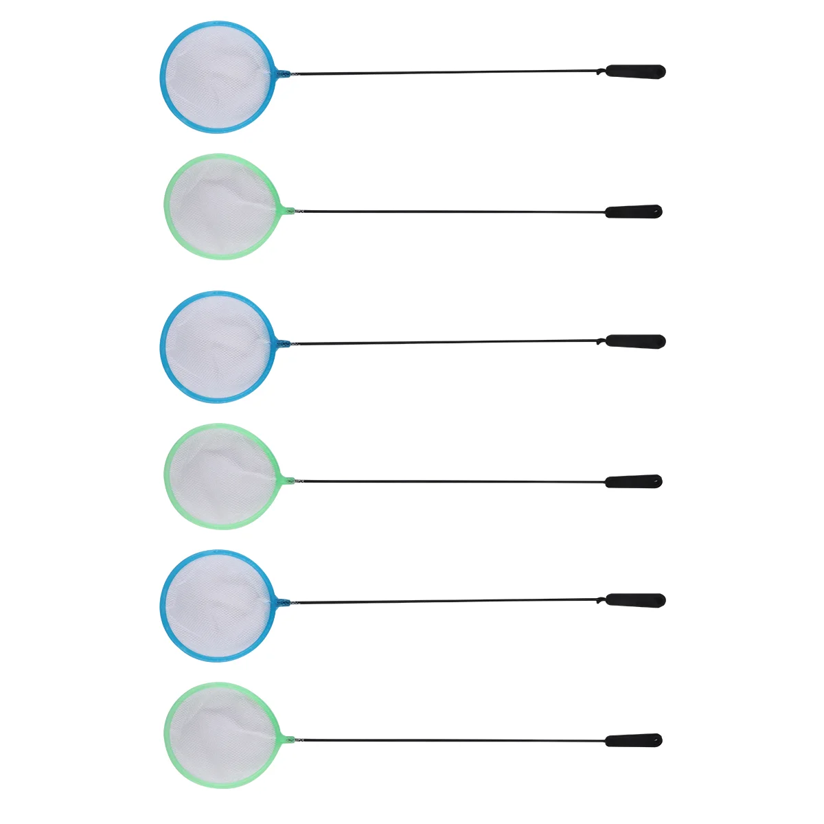 

20 Pcs Fishing Net Fish Network Plastic Tear-resistant Salvage Net Aquarium Accessories (Small, Round, Random Color)