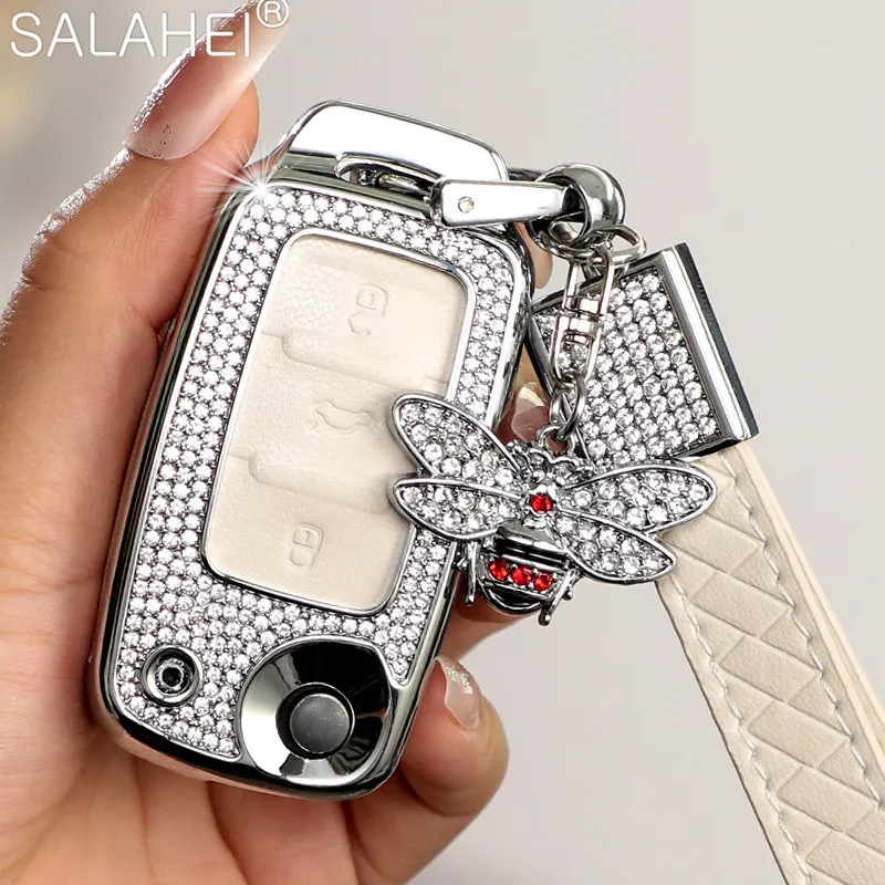 

Высококачественный чехол для автомобильного ключа чехол для Volkswagen VW Bora Polo Tiguan Jetta Passat B5 B6 B7 Golf Beetle for Skoda Octavia