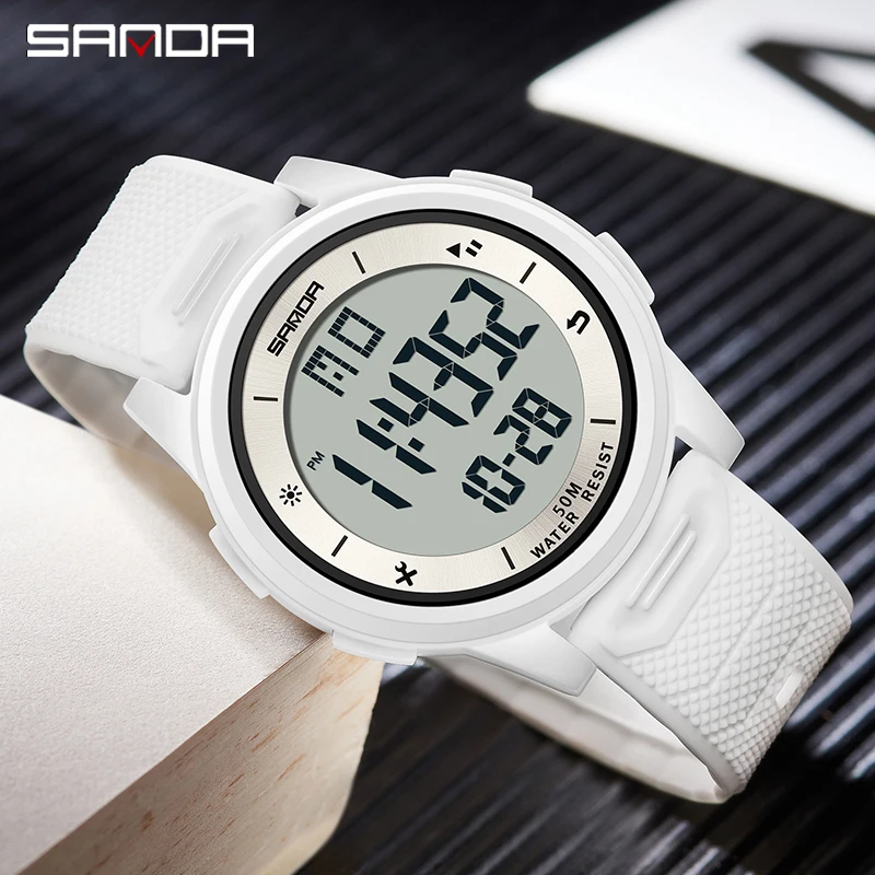 Chronograph 50m Waterproof Relogio Masculino