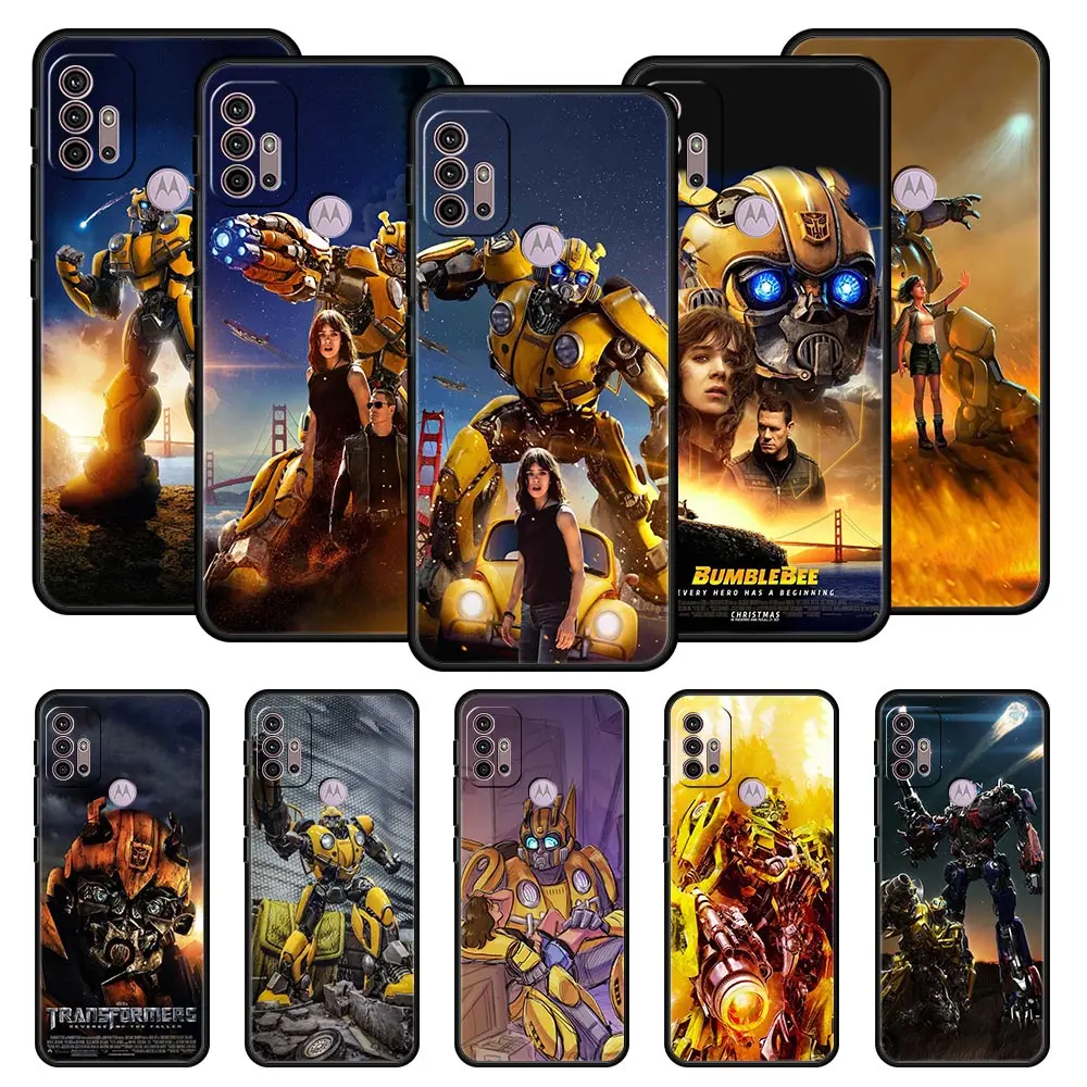

Cover Case for Motorola Moto G30 G50 G60 G60S G8 G9 Power Lite Plus Play 5G Soft Protection Barbatos Bumblebee Transformer