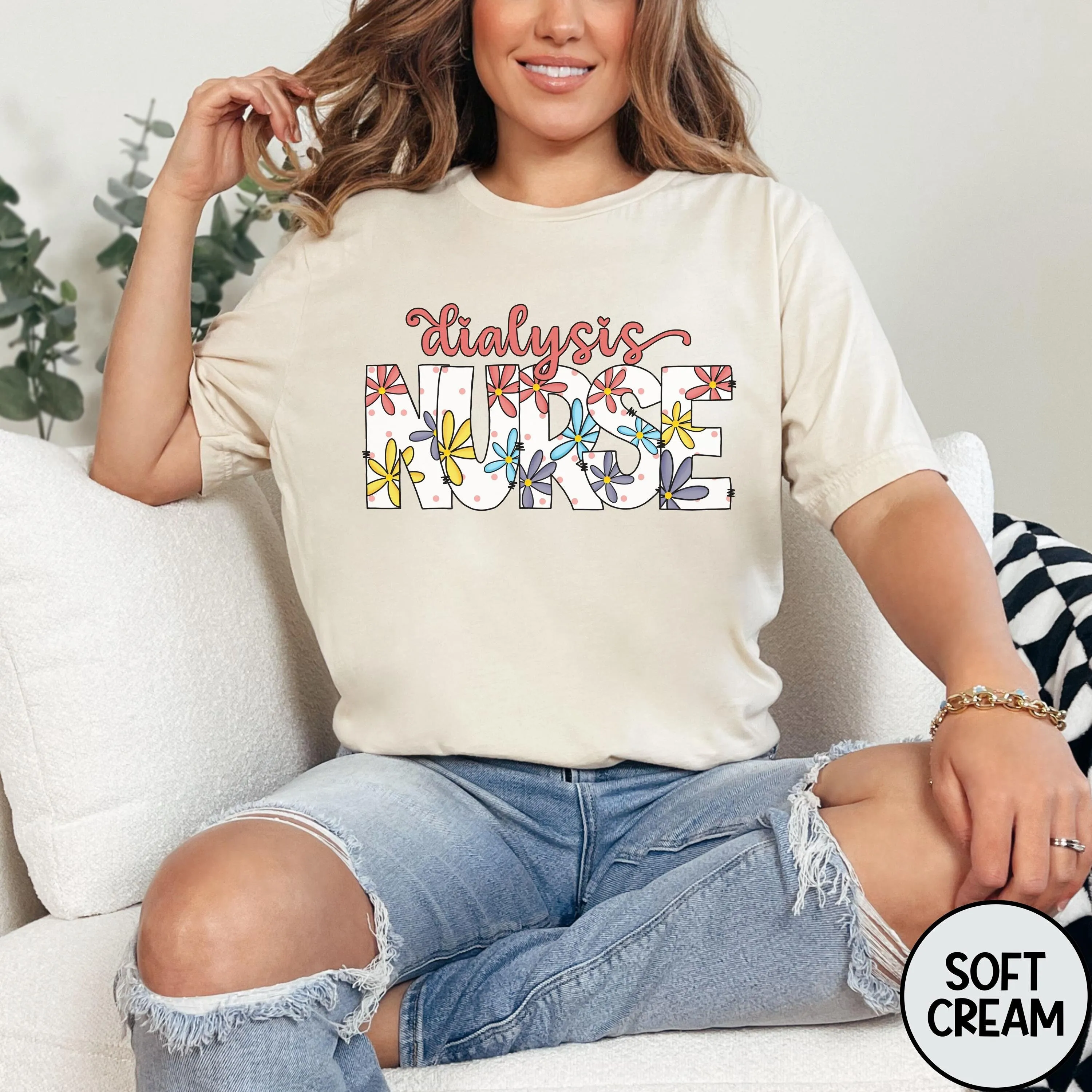 Футболка медсестры с диализами Нефрологический отряд Регистрированная