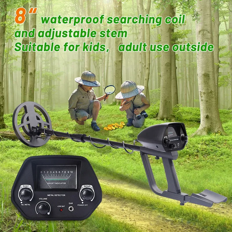 

Spot Goods GTX4080 Metal Detector Metal Length Adjustable 20Cm Coil Treasure Hunter High Sensitivity Underground Metal Detector