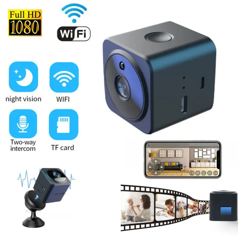 

Мини-камера WiFi 1080p HD с ночным видением