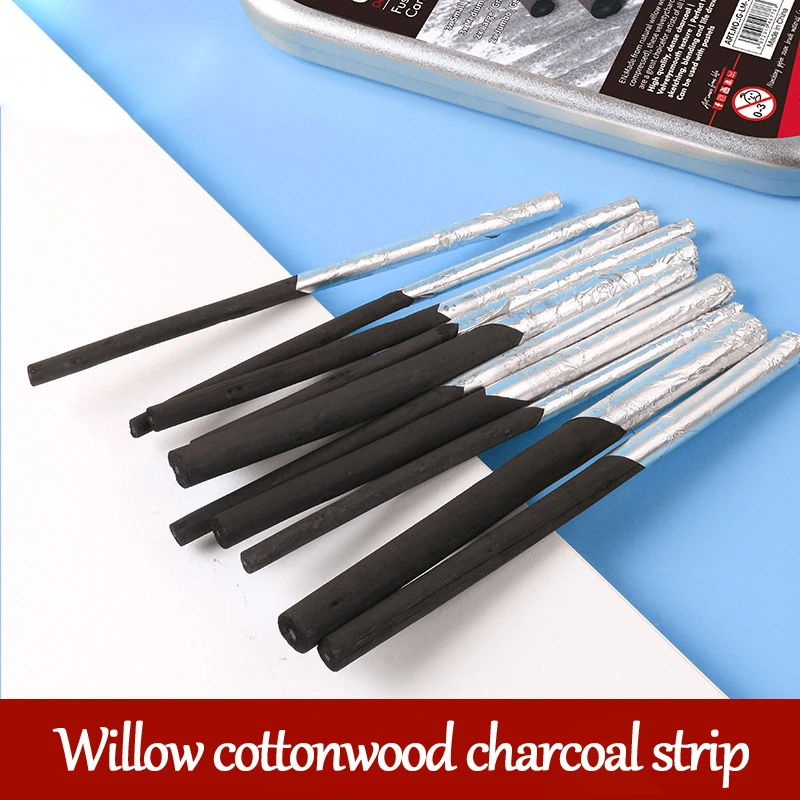 Угольная полоса ивы 10 карбоновый стержень для эскизов угольный инструмент